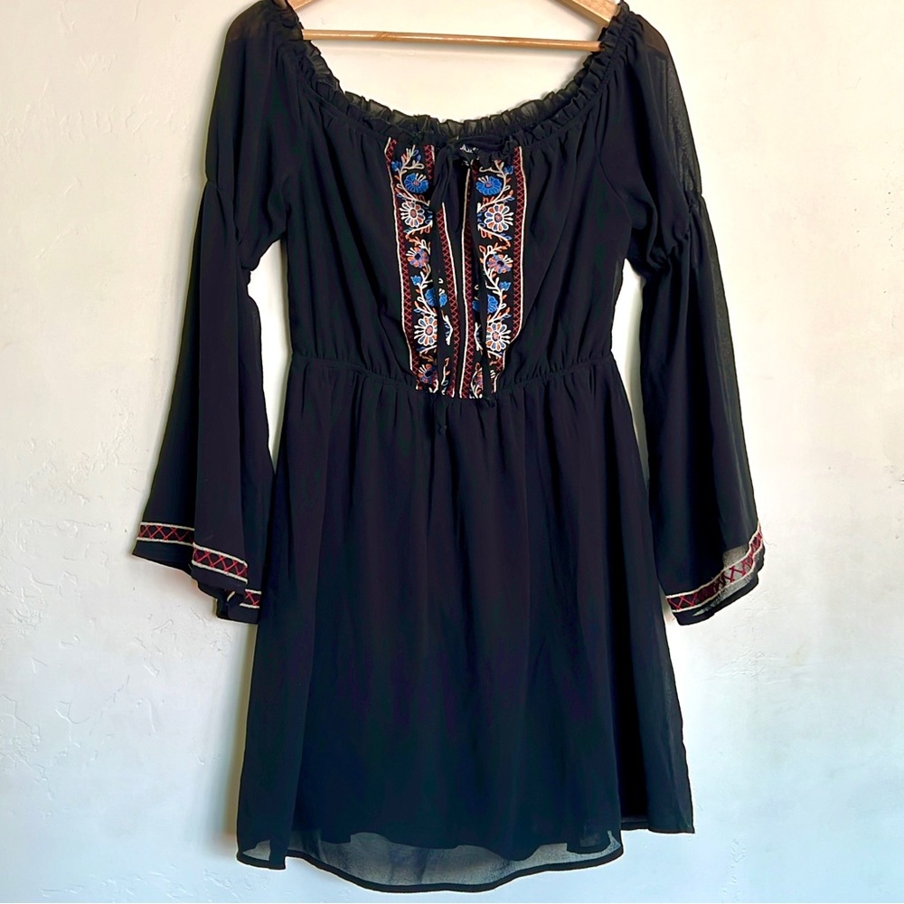 Lulu’s Embroidered Front Mini Dress